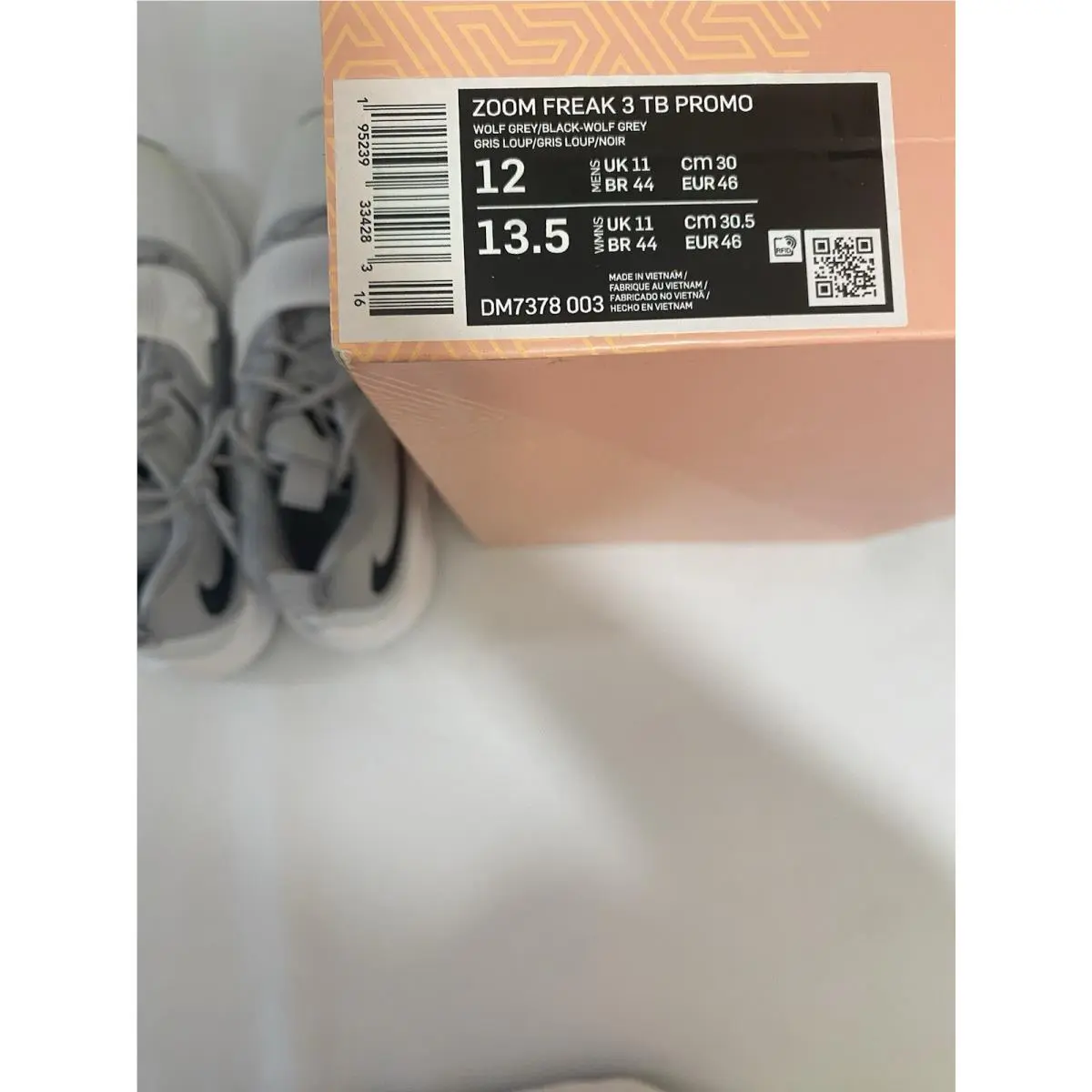 Nike shoes - Nike Zoom Freak - Zoom Freak - DM7378 003 - Gray (UPC: 0195239334283) 8