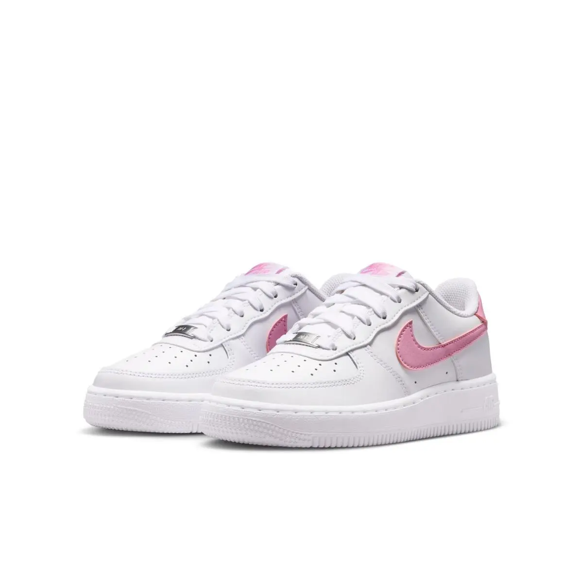 Grade School Nike Air Force 1 CT3839-124 White/pink Rise-white-size 7