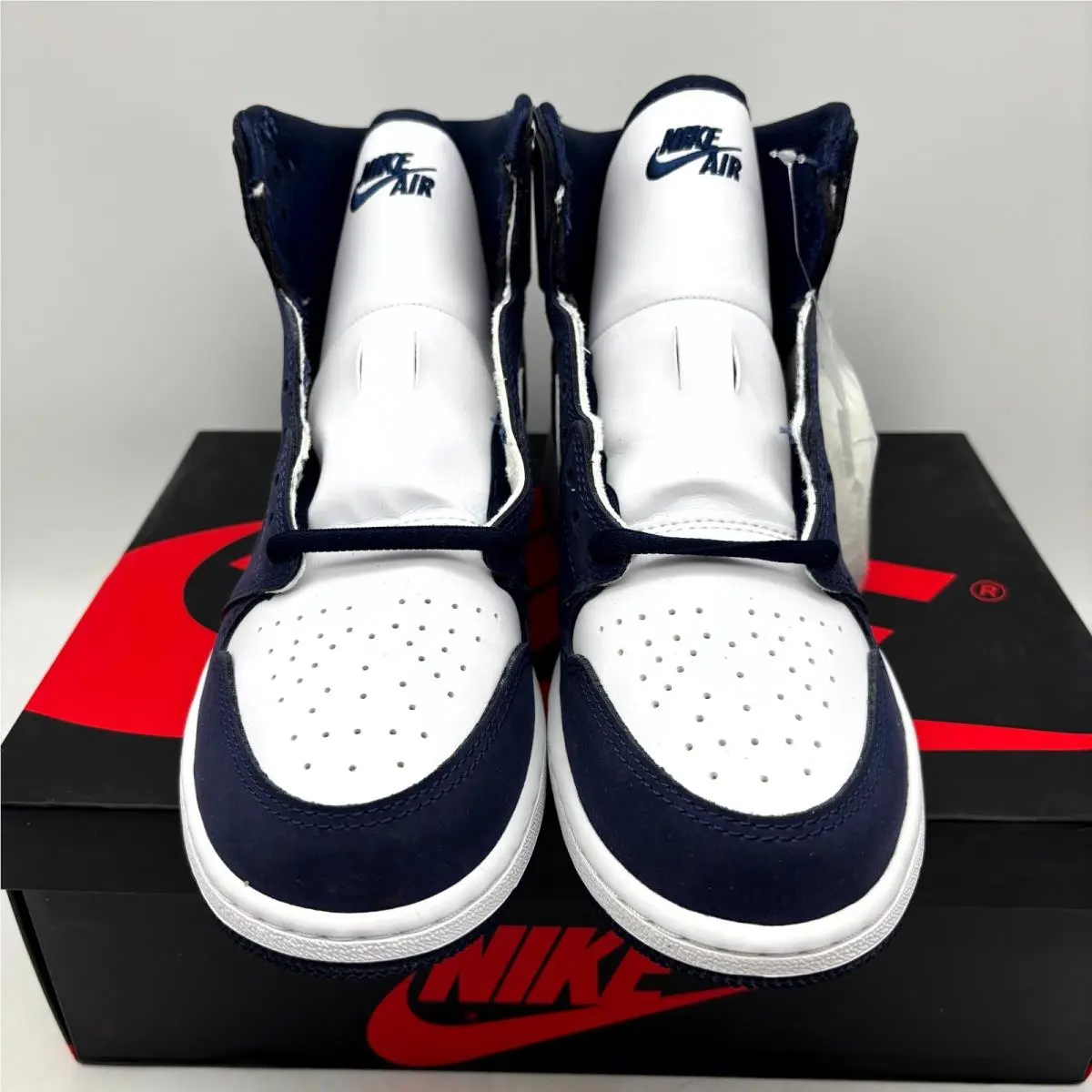 Nike shoes - Nike Air Jordan 1 Retro High OG GS - 575441-141 - Midnight Navy (UPC: 194498335673) 3