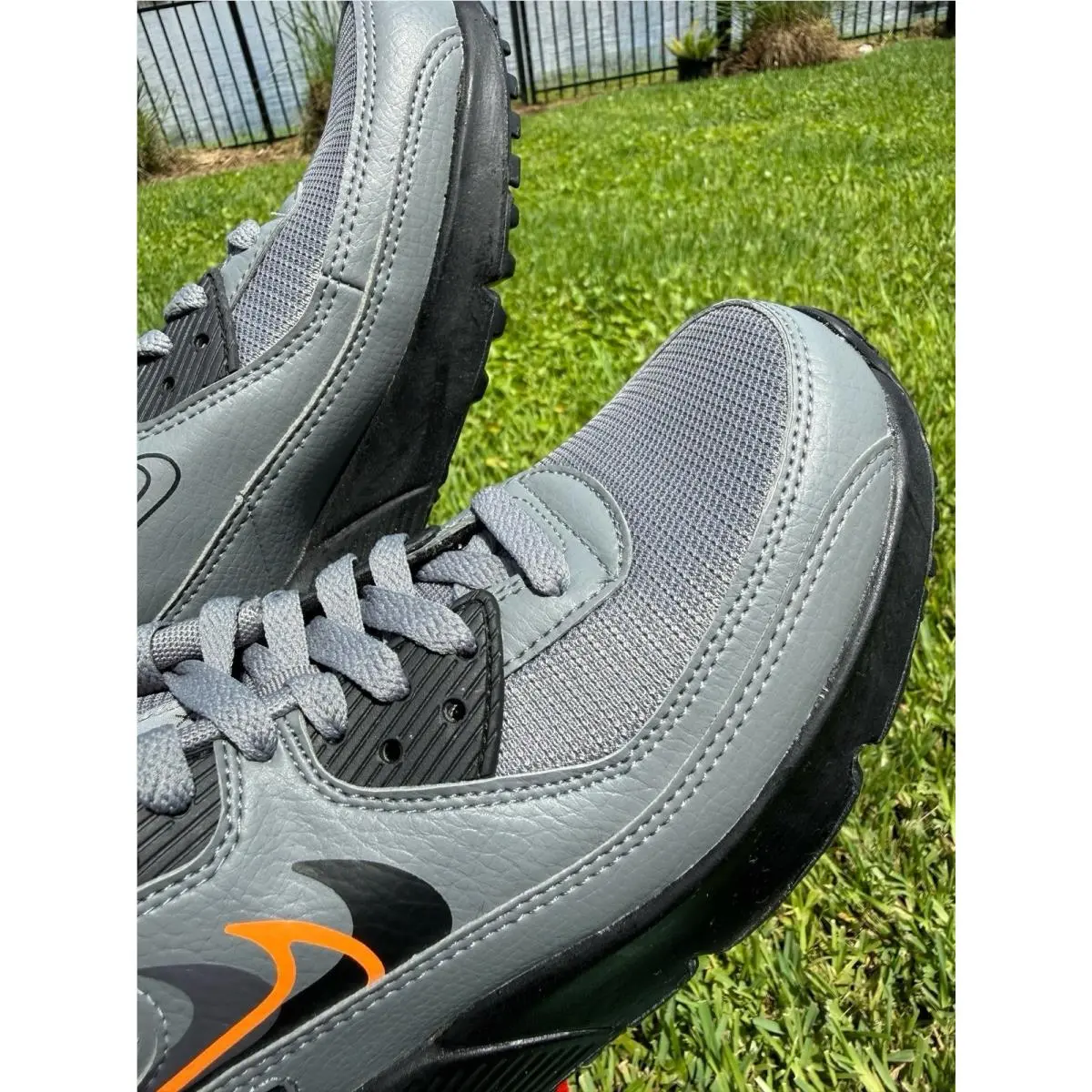 Nike shoes - Nike Essentialist - Essentialist - FN7785-001 - GRAY / ORANGE 4