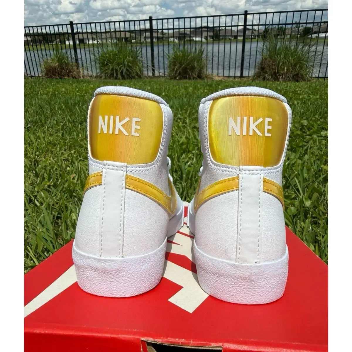 Nike shoes - FJ4670100 - FJ4670-100 - WHITE / YELLOW 2
