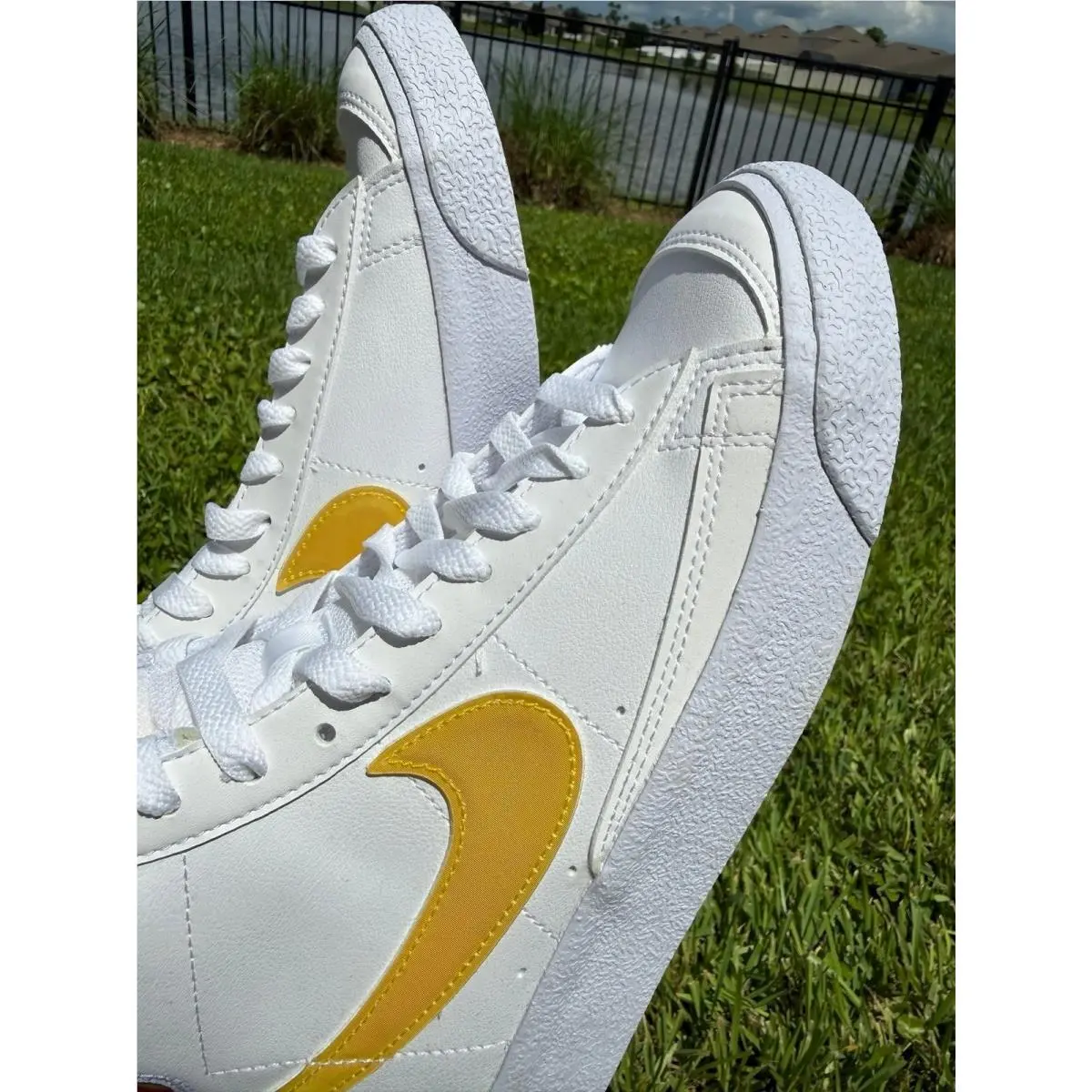Nike shoes - FJ4670100 - FJ4670-100 - WHITE / YELLOW 3