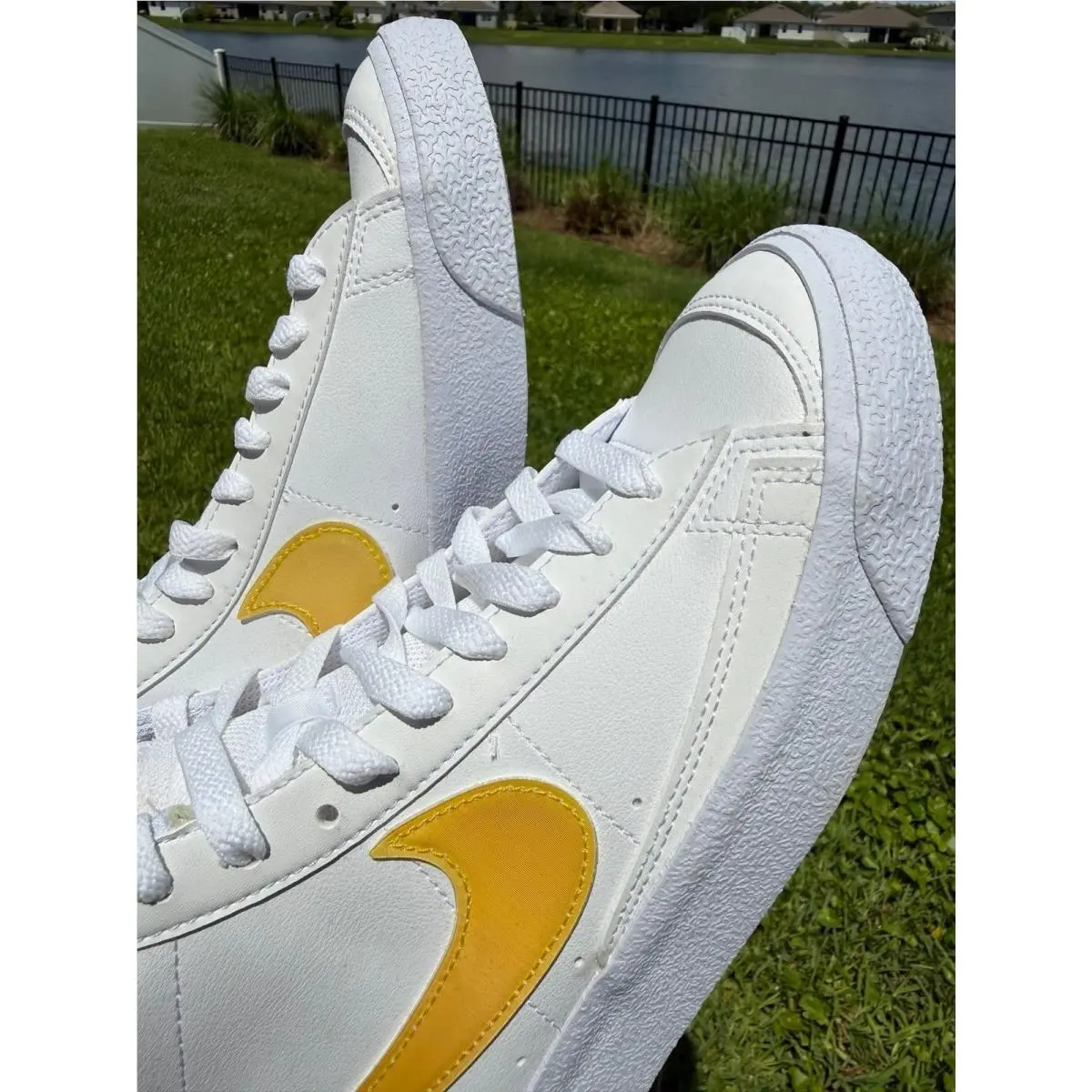 Nike shoes - FJ4670100 - FJ4670-100 - WHITE / YELLOW 5