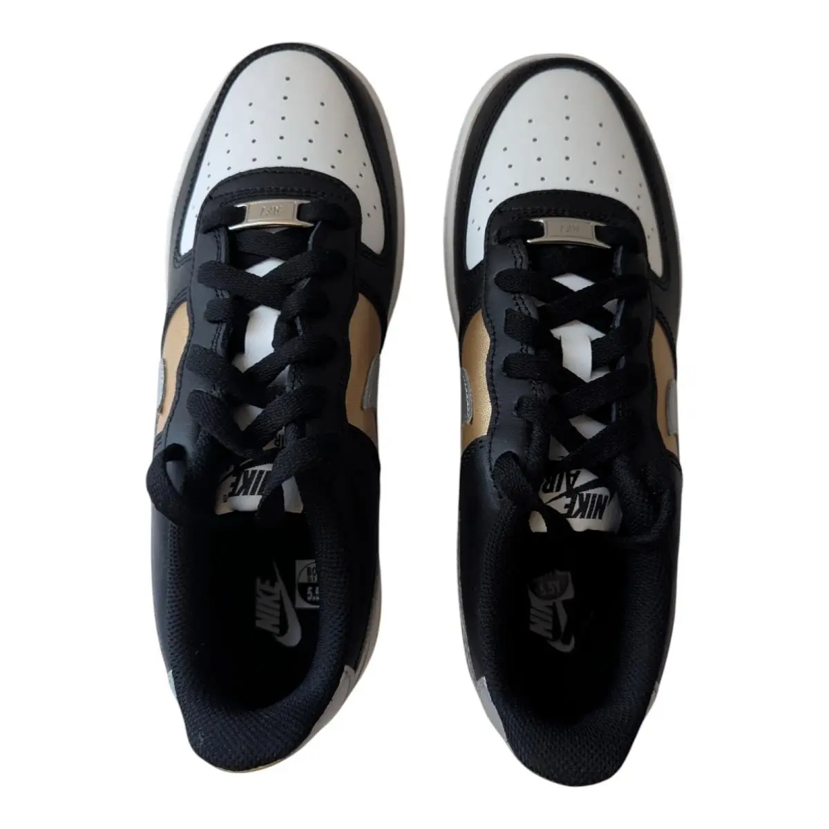 Nike shoes - Nike Air Force 1 - Air Force - Black & Gold 3