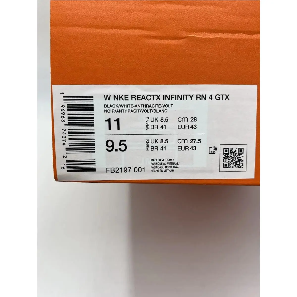 Nike shoes - FB2197001 - FB2197 001 - Black/White-Anthracite-Volt (UPC: 196968743742) 6