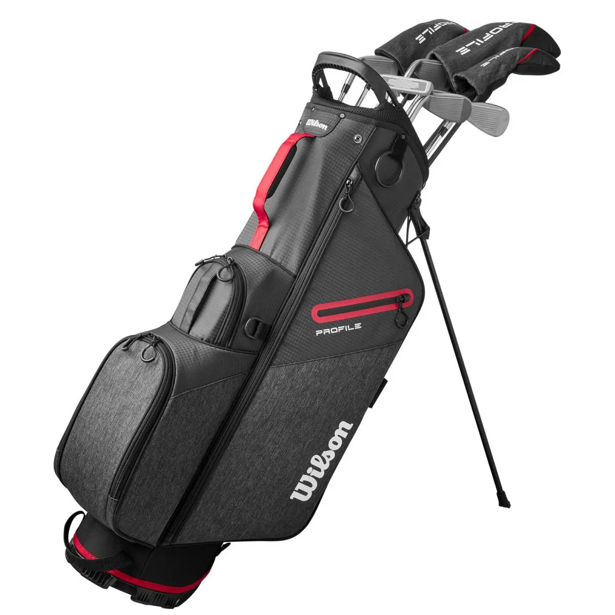 Wilson  - Profile Red Long with Stand Bag - Red (UPC: 097512916028) 4