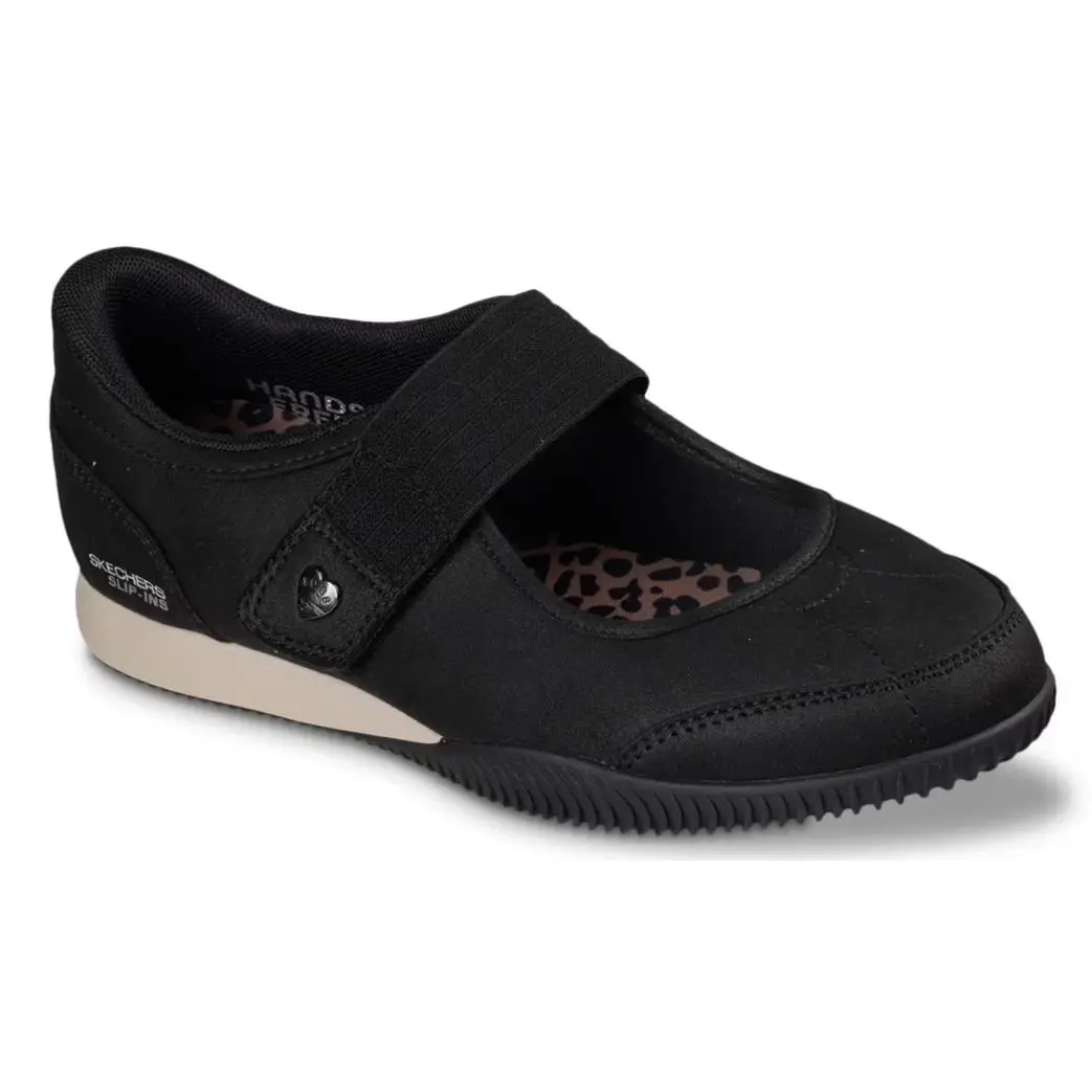 Womens Skechers Slip Ins Bobs Starlight Getaway Breeze Black Mesh Shoes