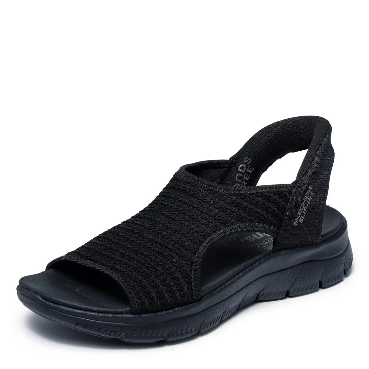Women`s Skechers Slip-ins: Summits - Sweetly Evolved Sandal 119519-BBK Black FA
