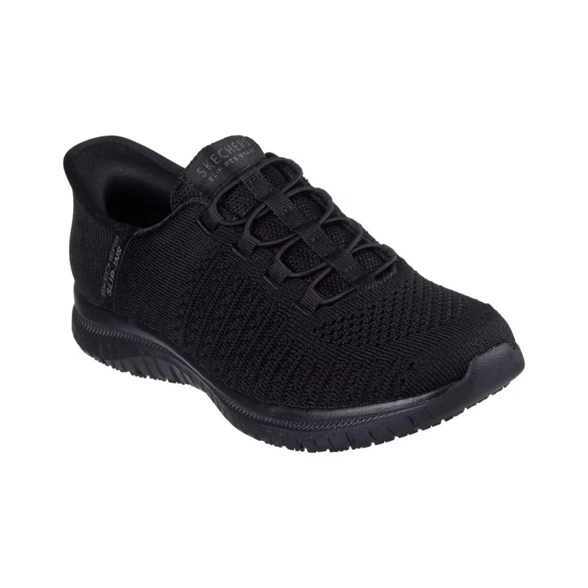 Skechers Women`s Slip-ins: Work Slip-resistant: Virtue - Valsea Work Sneakers Black