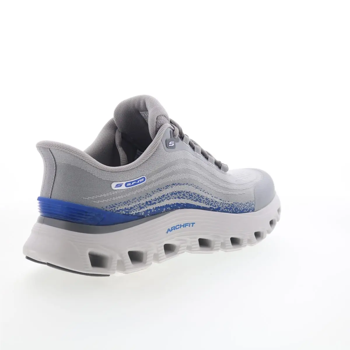 Skechers shoes - Skechers Slip-ins: Arch Fit Glide-Step Wave - Zanaro - 233194WW-GYBL - Gray 6