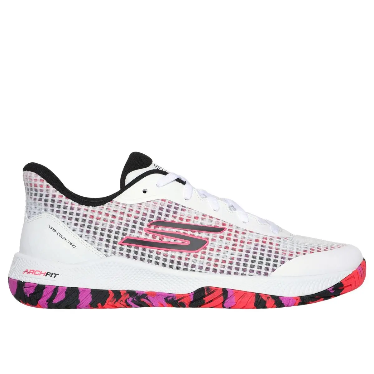 Skechers shoes - Viper Court Pro Pickleball - Viper Court Pro Pickleball - White/Hot Pink 3