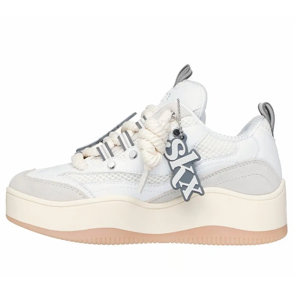 Skechers shoes - Skechers - 185320 WBGY - White/Gray 6