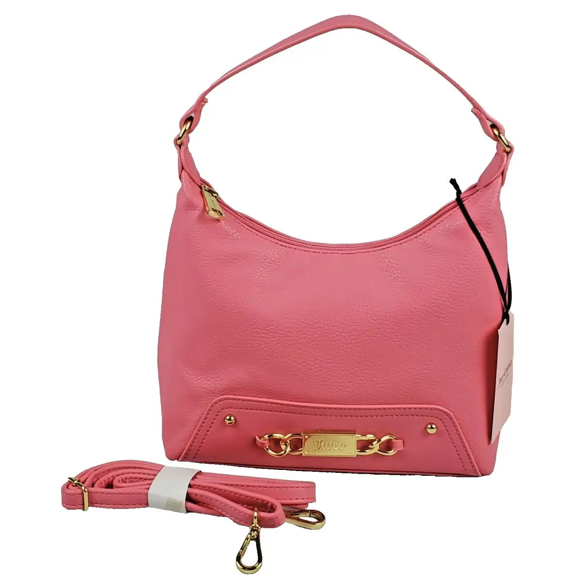 Pink Off The Chain Top Handle/crossbody Purse Leather by Juicy Couture