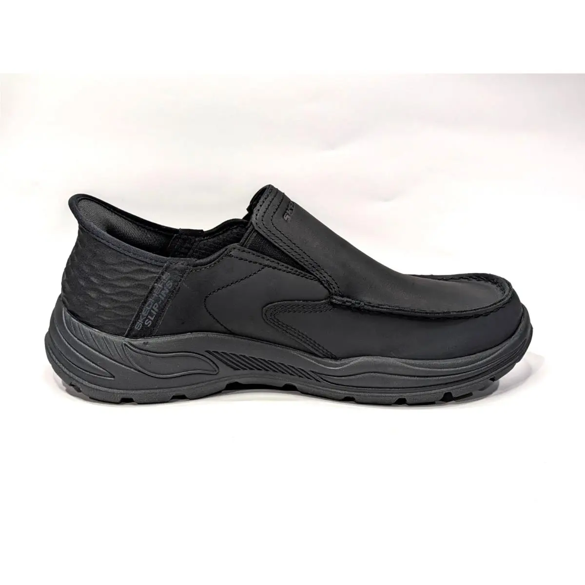 Skechers shoes - Skechers Hands Free Slip-ins Arch Fit Motley Milo - 205204 205204WW 205204WW/BBK - Black 6