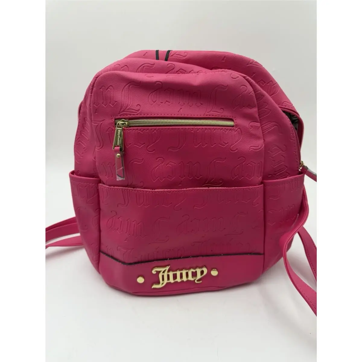 Deboss Sorbet Pink Full Size Backpack Gold Hardware by Juicy Couture