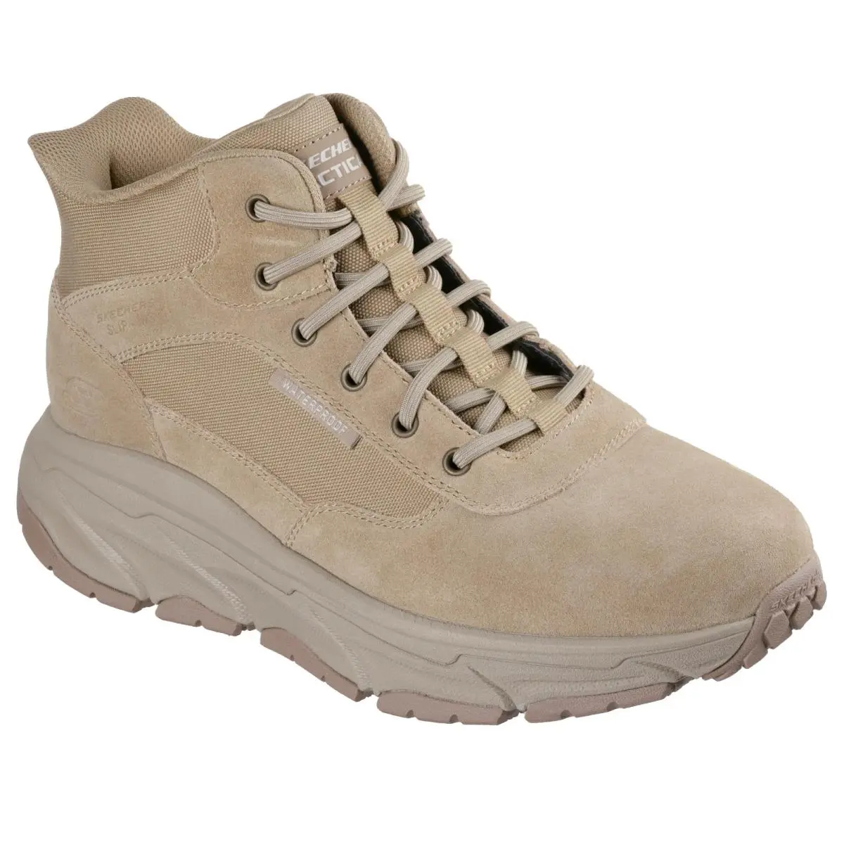 Skechers Slip-ins D`lux Journey Men’s Soft Toe Work Boots Wide Width