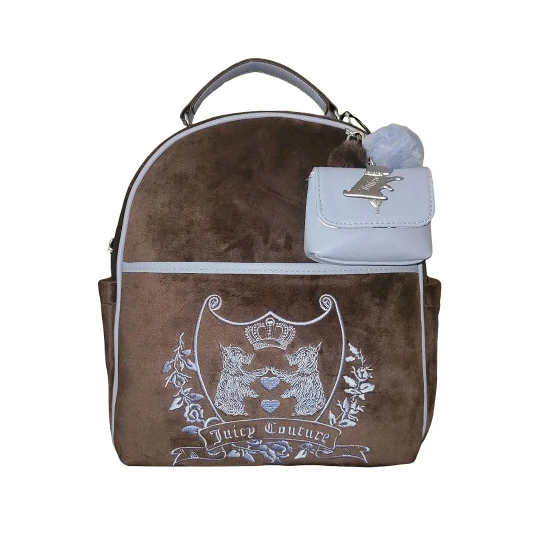 Love Chapter Large Backpack In Chocolate by Juicy Couture