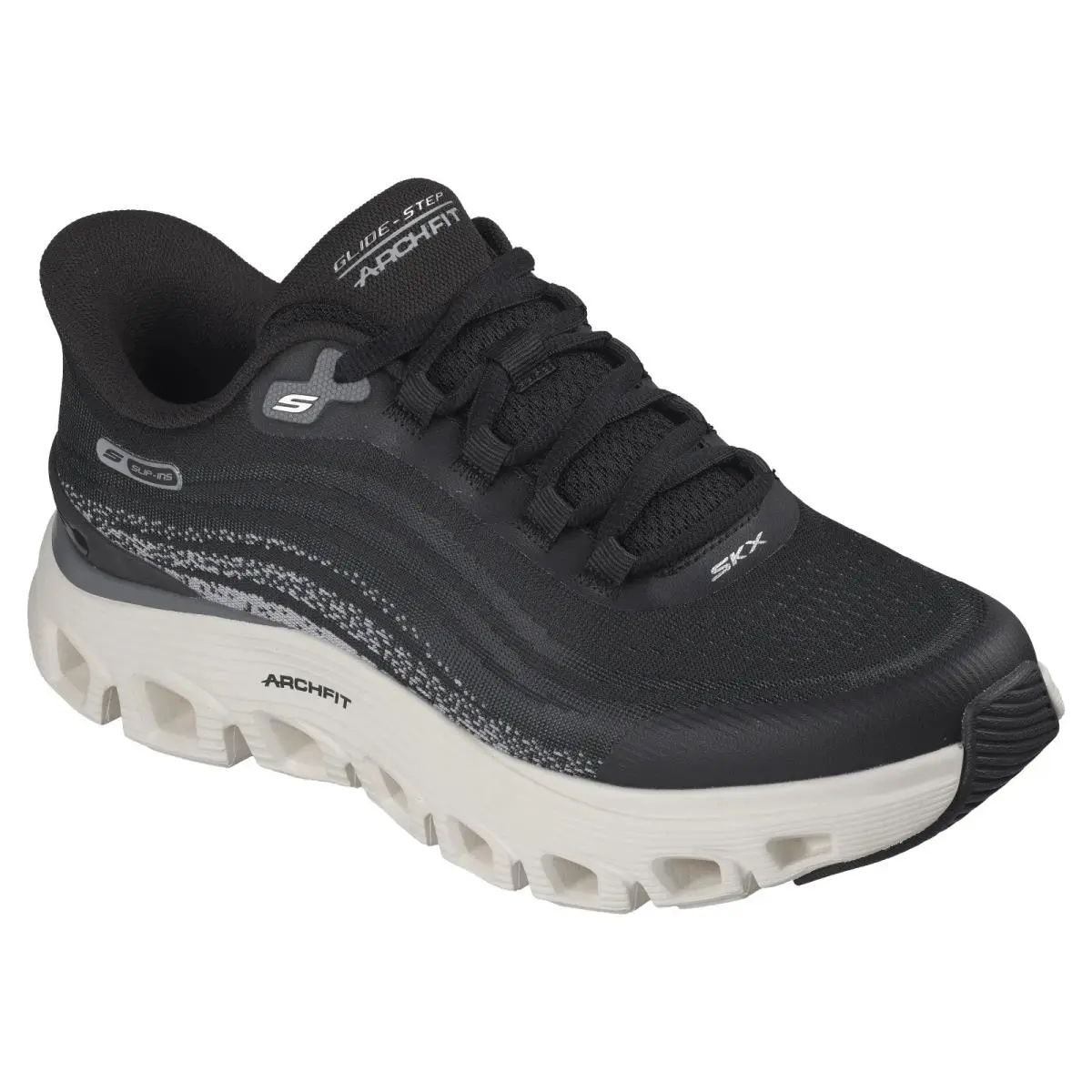 Skechers shoes - 233194 BLK - BLK - Black / White 4