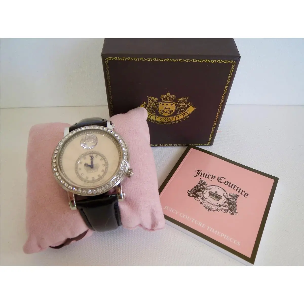 Queen Couture Silver Dial Women`s Watch 1900686 by Juicy Couture