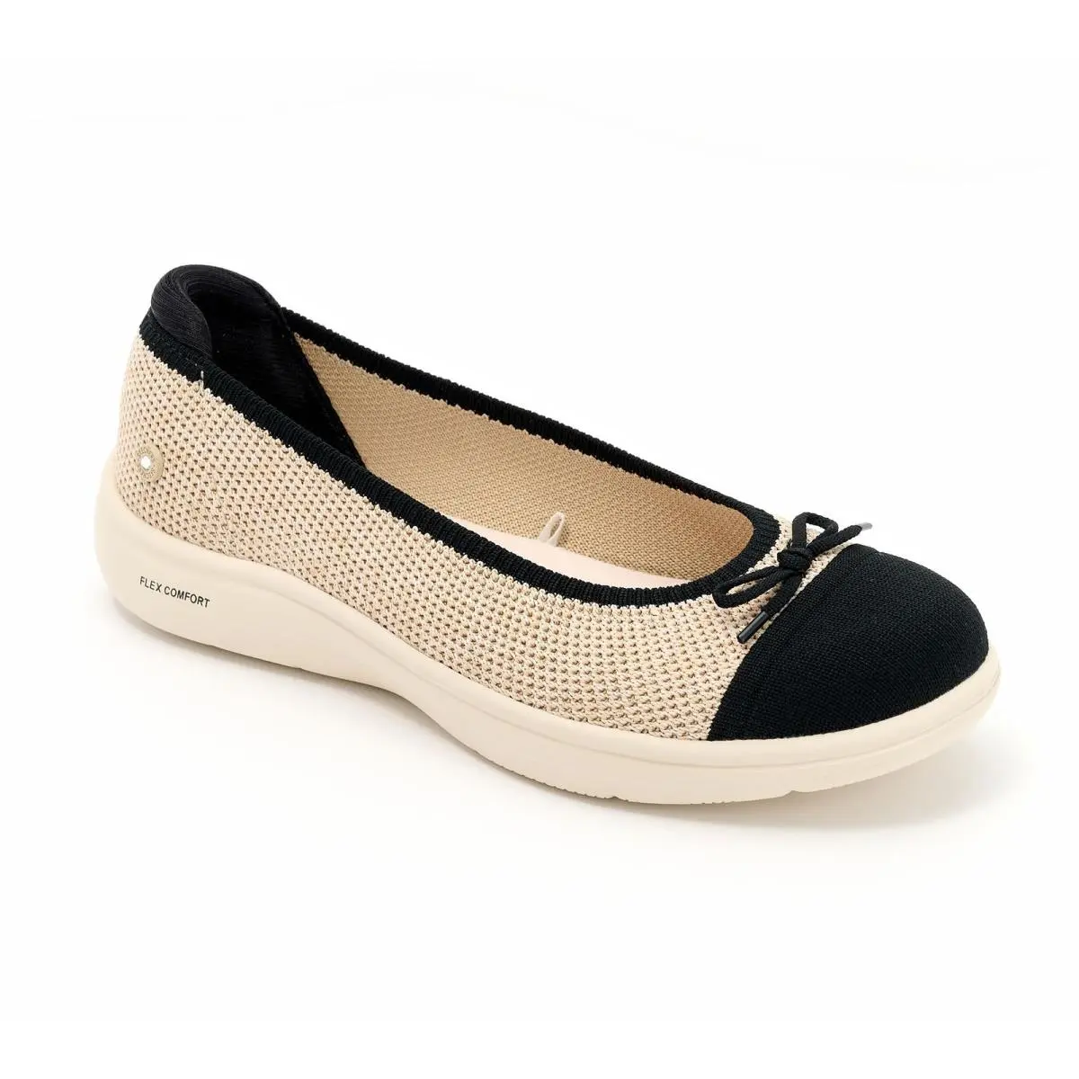 Skechers On-the-go Flex Radiant Ballet Flats Black/natural 9.5/M