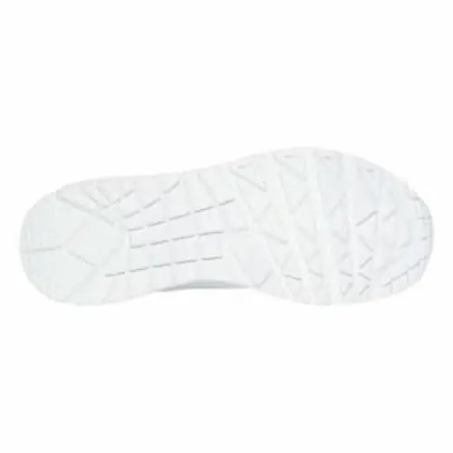 Skechers shoes - SNEAKER - SNEAKER - Sneaker - White Durabuck Silver Duraleather Mesh Trim (UPC: 197976108660) 4