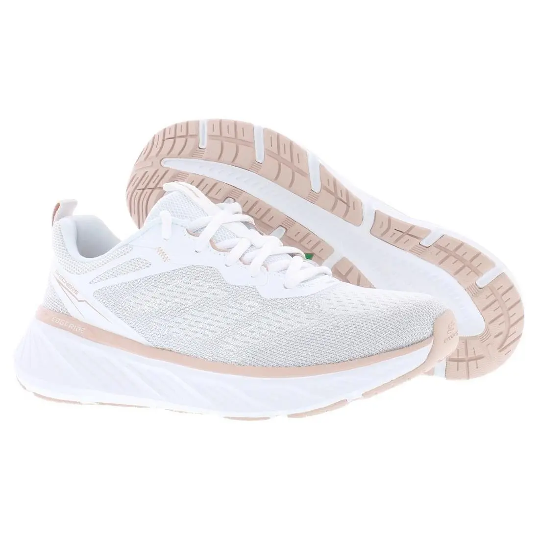 Skechers Edgeride Power Flow Womens Shoes Size 10 Color: White/natural