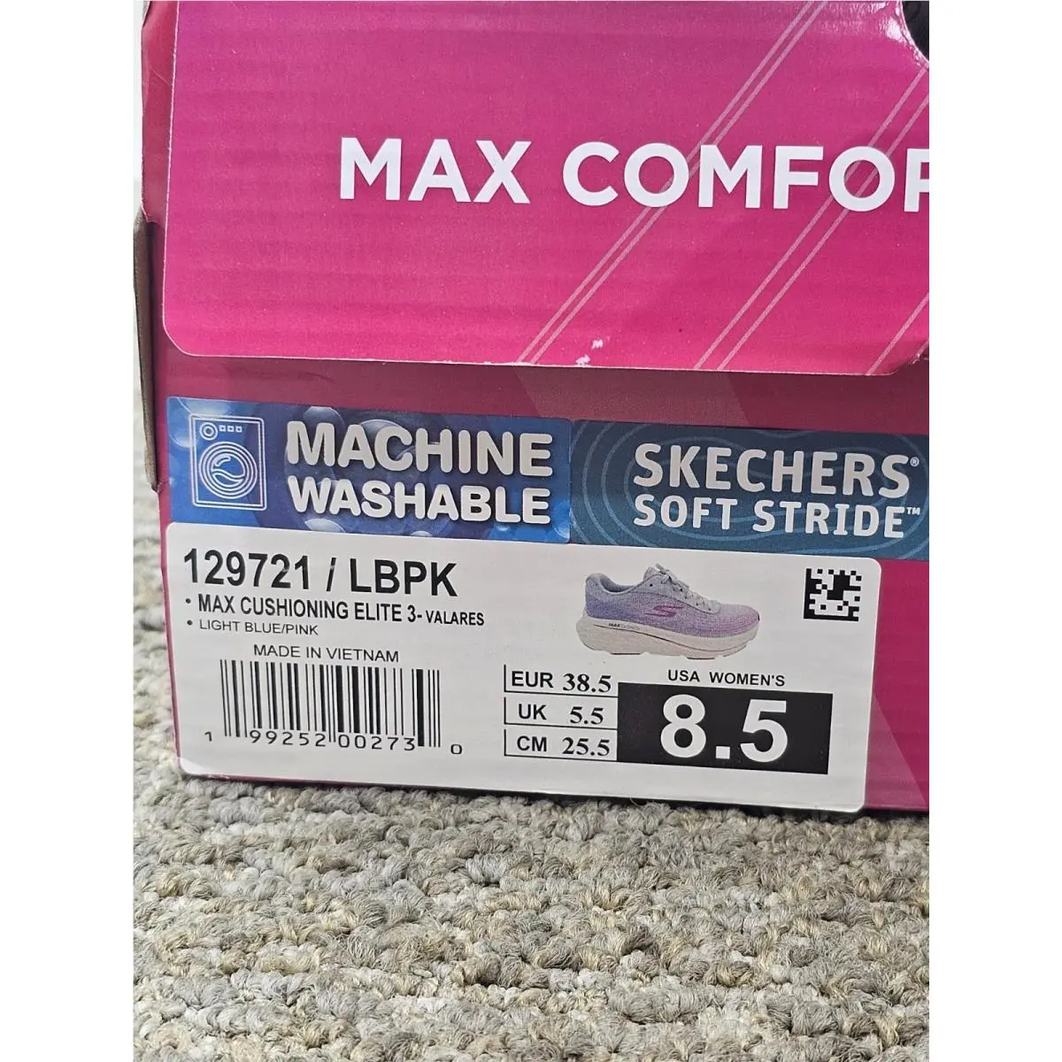 Skechers shoes - Max Cushioning Elite 3 Valares - 129721 LBPK - Light Blue/Pink (UPC: 199252002730) 0