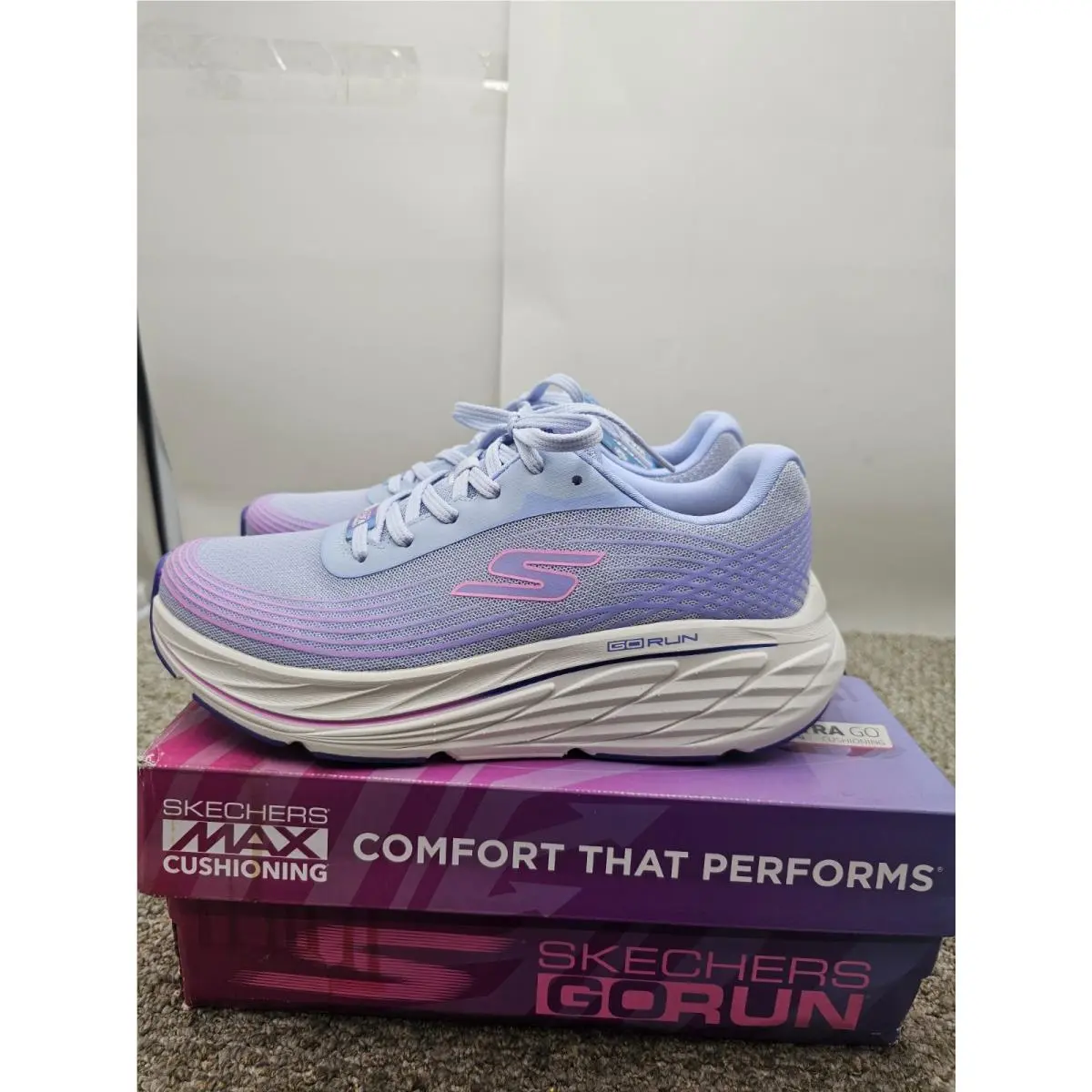 Skechers shoes - Max Cushioning Elite 3 Valares - 129721 LBPK - Light Blue/Pink (UPC: 199252002730) 1