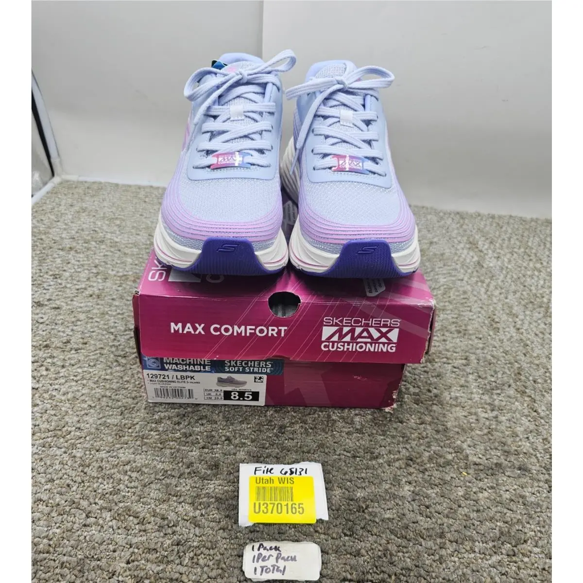 Skechers shoes - Max Cushioning Elite 3 Valares - 129721 LBPK - Light Blue/Pink (UPC: 199252002730) 5