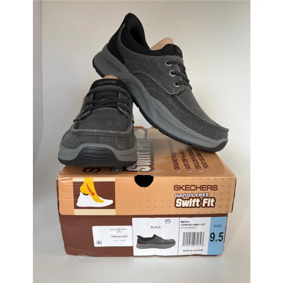 Skechers shoes - Skechers 66747S - Black/Charcoal 0