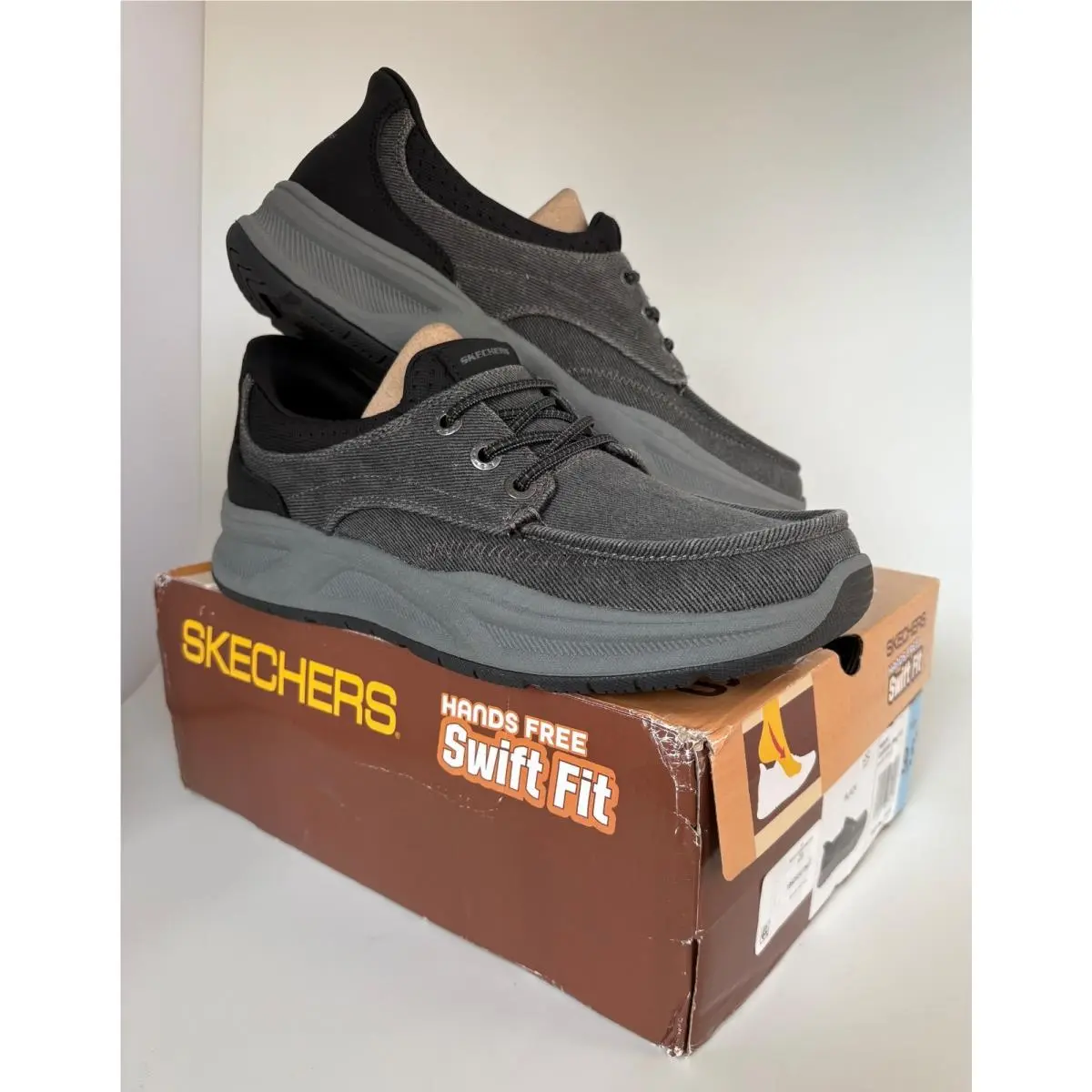 Skechers shoes - Skechers 66747S - Black/Charcoal 1