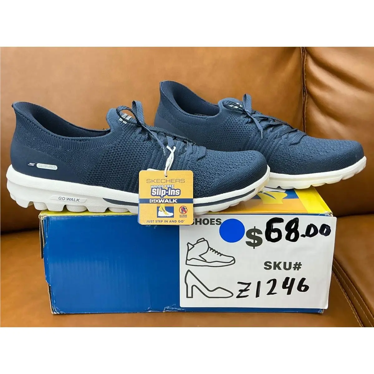 Skechers shoes - Skechers GO WALK Travel Clarity - Blue 5