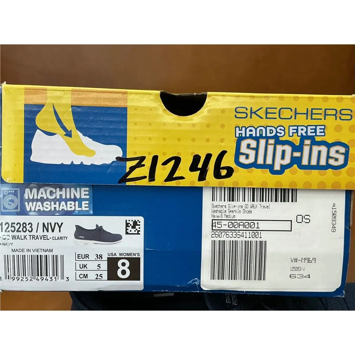 Skechers shoes - Skechers GO WALK Travel Clarity - Blue 6