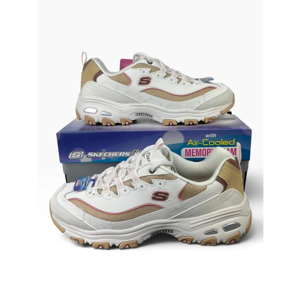Skechers shoes - Skechers D`Lites Popular Vote - Popular Vote - White 0