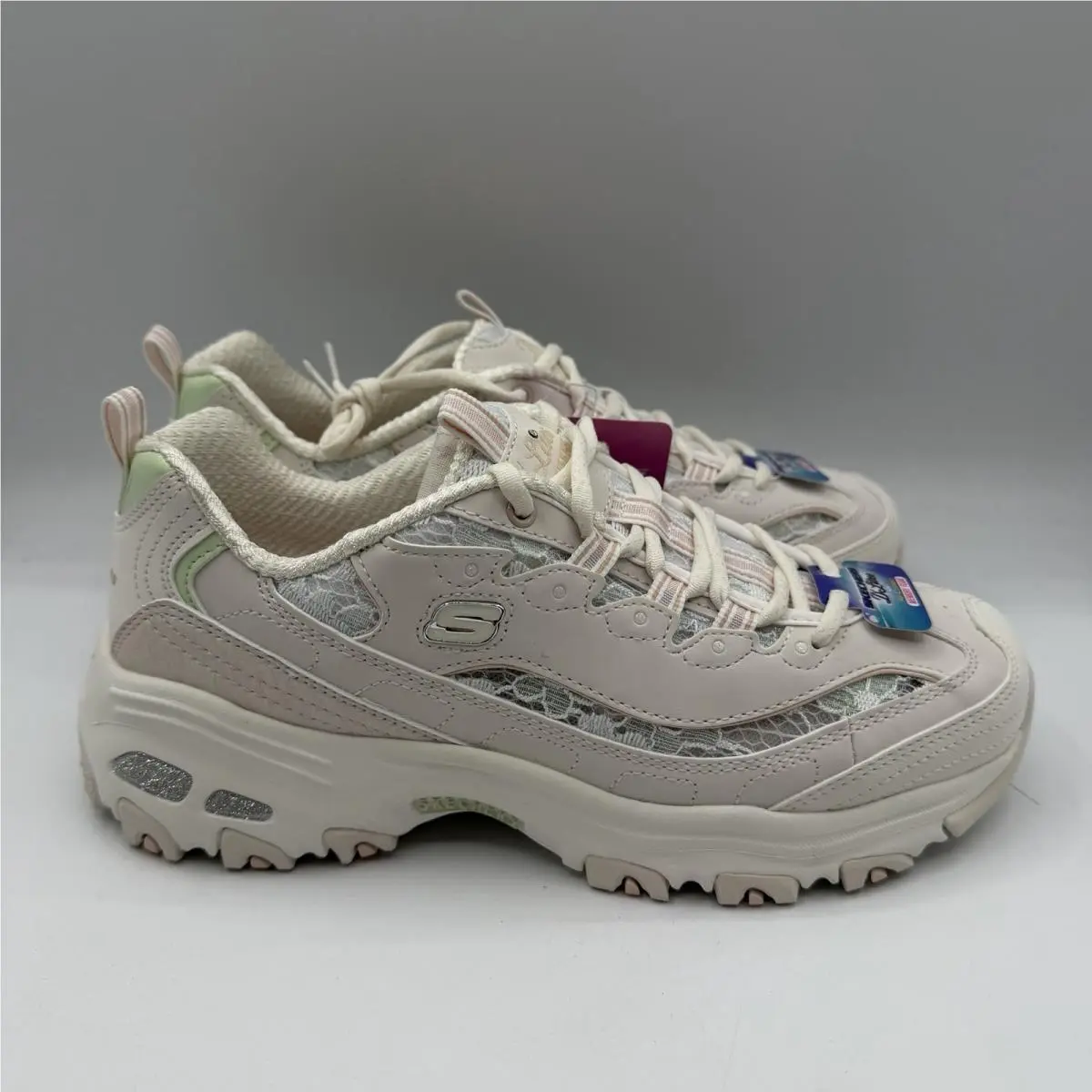 Skechers shoes - Skechers D`Lites_Floral - White 0