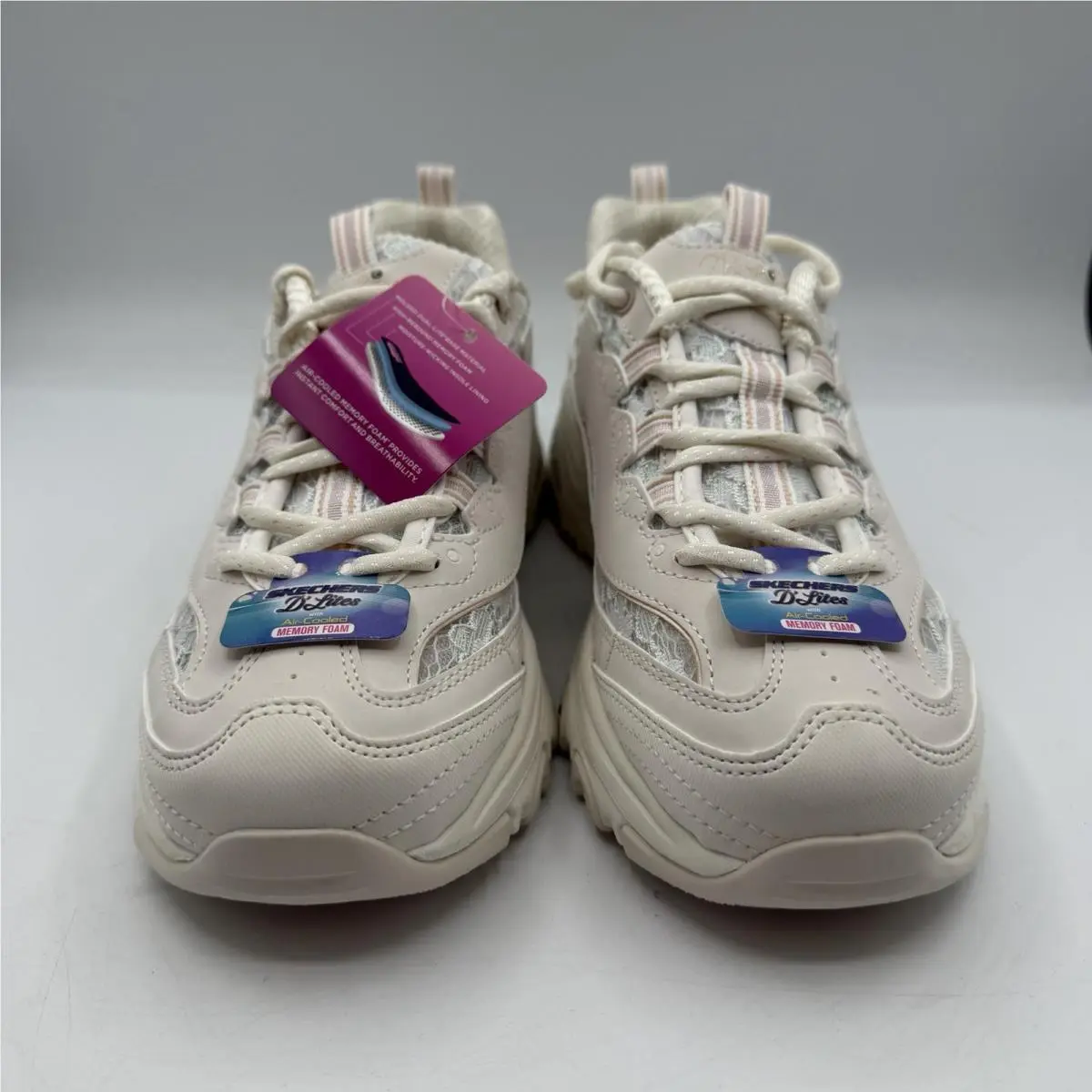 Skechers shoes - Skechers D`Lites_Floral - White 2