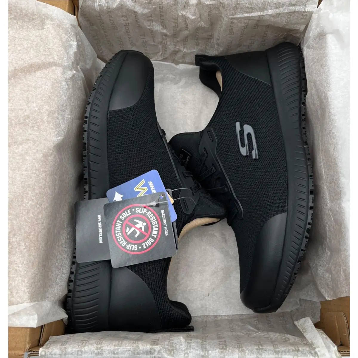 Skechers shoes - Skechers Food Service Squad SR - Black (UPC: 191665262374) 1