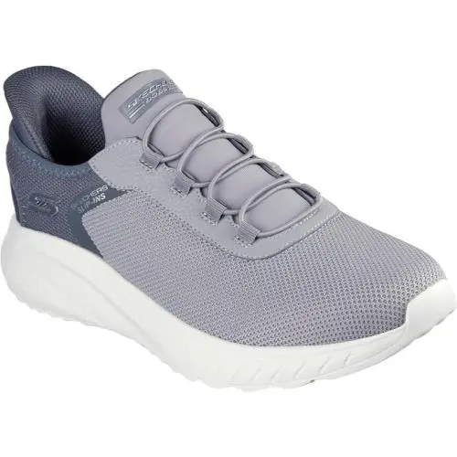 Skechers Men`s Hands Free Slip-ins Bobs Squad Chaos Tough Walk Gray Size 11