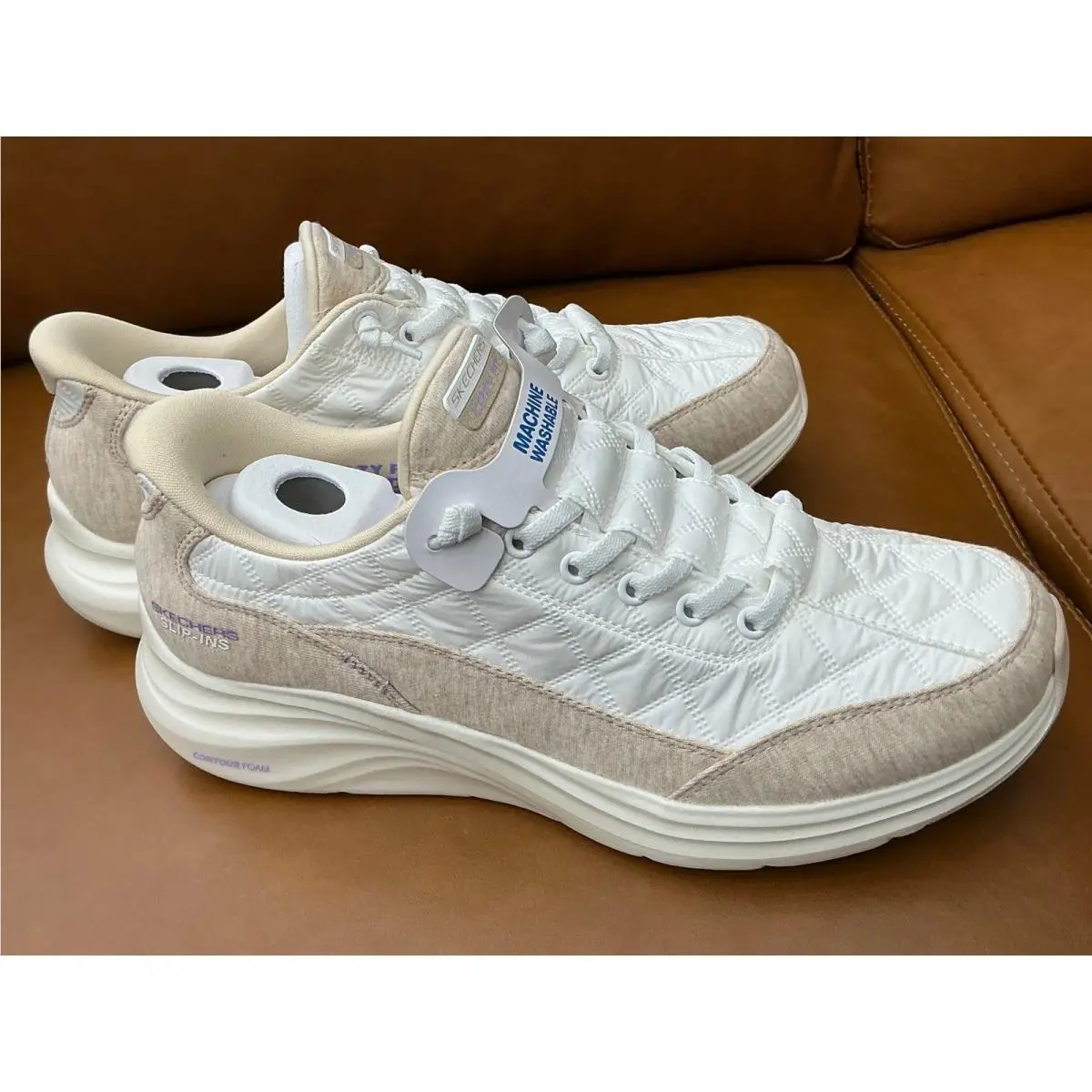 Skechers shoes - Hands Free Slip-ins Quiet Luxury - White 4