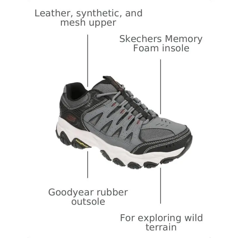 Skechers shoes - AFTERBURNMFIT20 - After Burn-m Fit 20 - Charcoal-black (UPC: 197627226590) 1