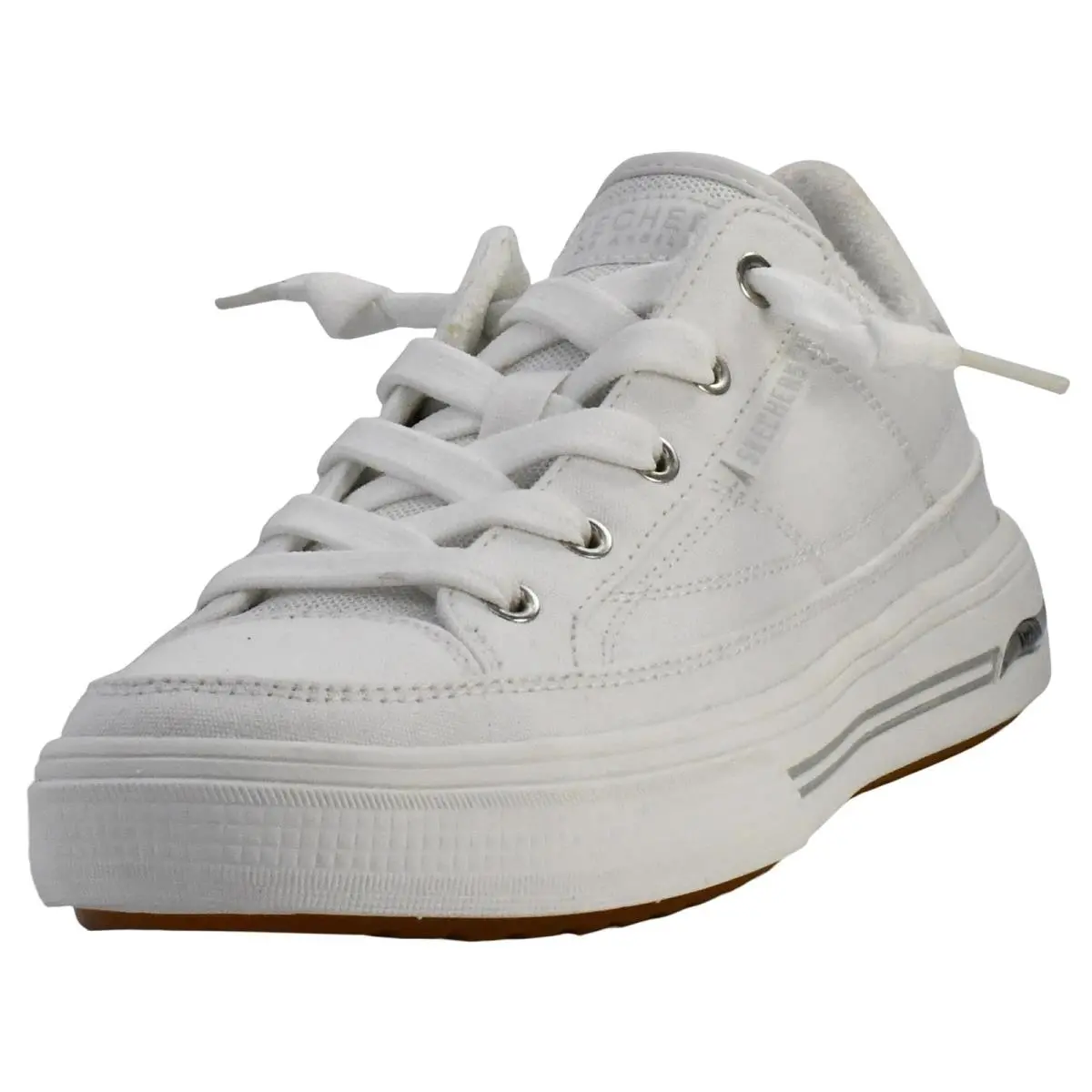 Skechers Women`s Arch Fit Arcade-arcata Sneaker White 6.5 M US