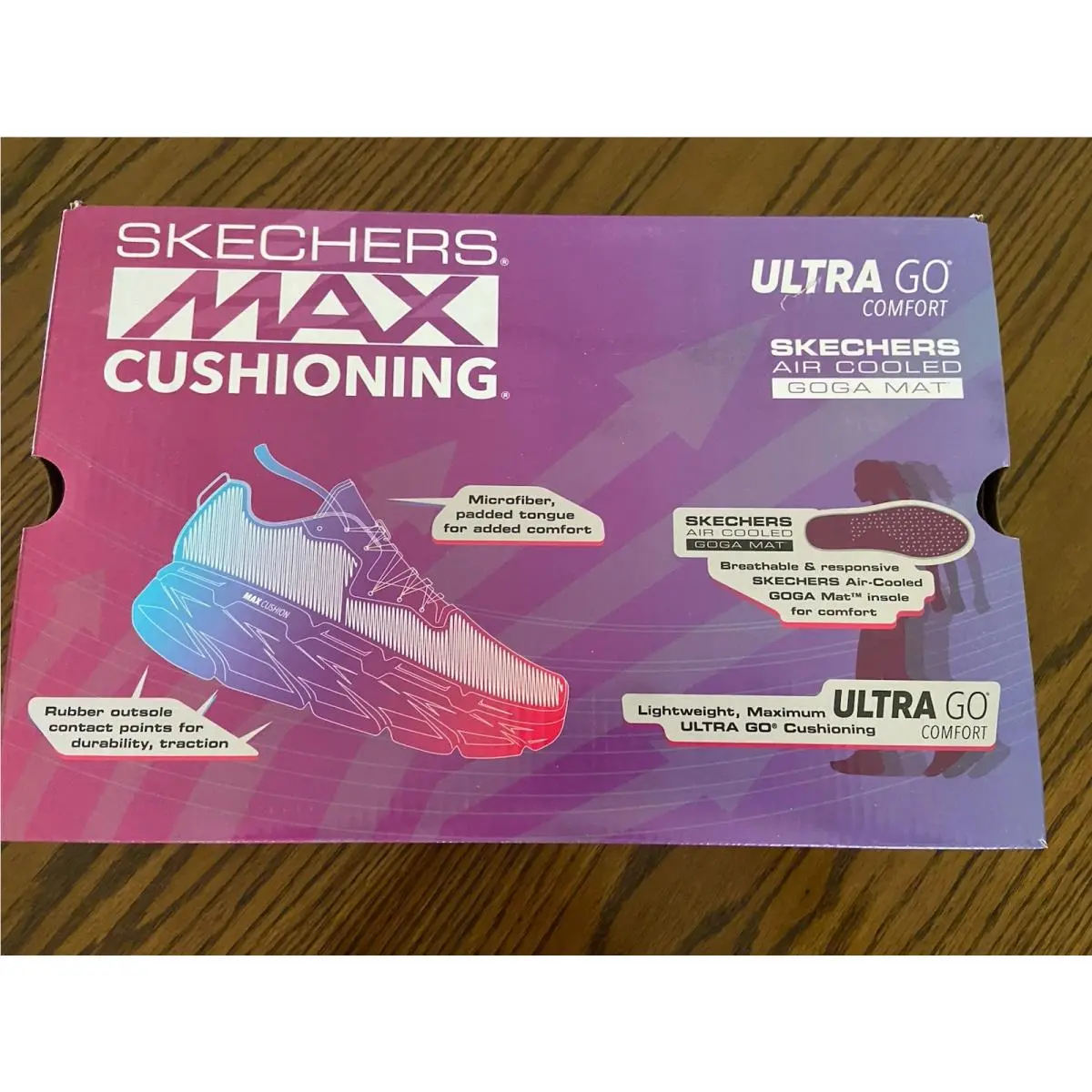 Skechers shoes - skechers ultra go max - ultra max - Black/purple 0