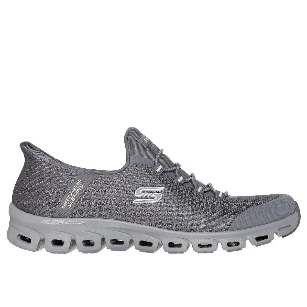 Skechers shoes - Skechers Hands Free Slip-ins Glide-Step Pursuit - 104557W CHAR - Gray (UPC: 199025924511) 2