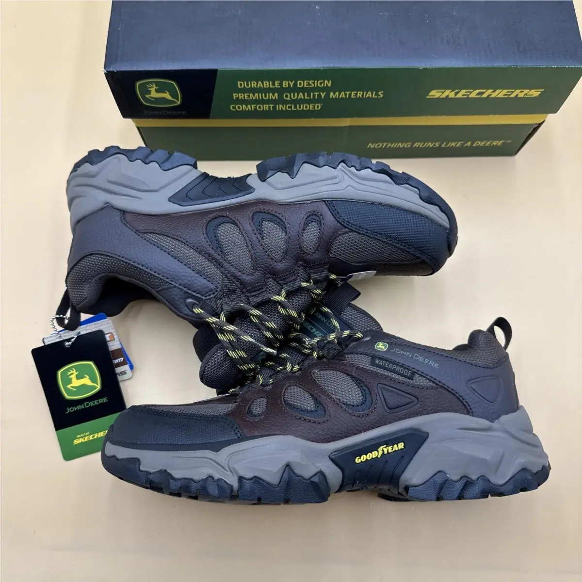 Skechers shoes - John Deere Terraform Dunlow - John Deere Terraform Dunlow - 256005-RDBR - Brown, Exterior: Brown 1