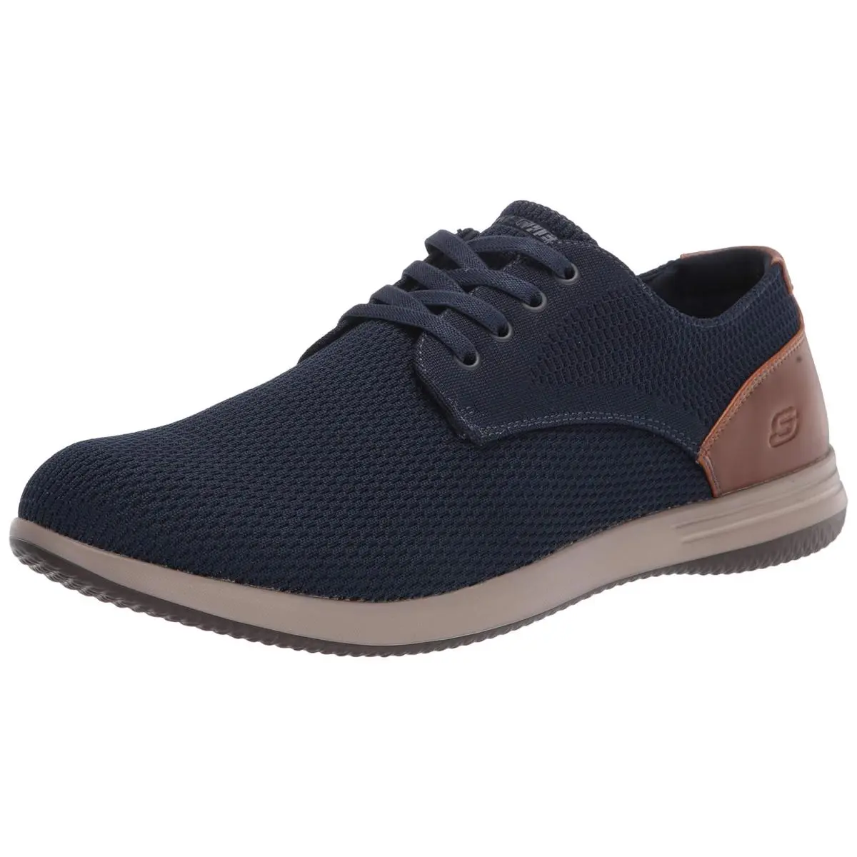 Skechers Men`s Men`s Knitted Bungee Slip On Mocassin Navy Size 14 US