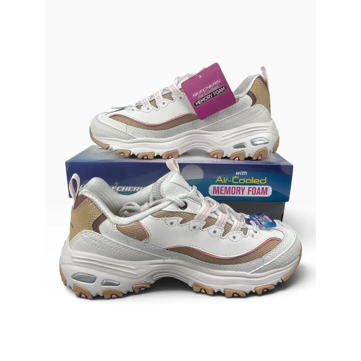 Skechers shoes - SKECHERS D`Lites Popular Vote - Popular Vote - White 1
