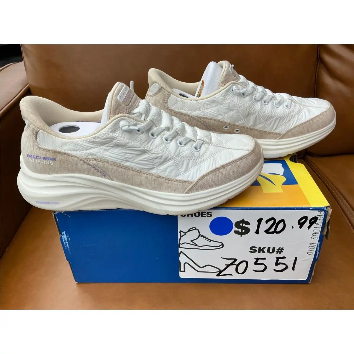 Skechers shoes - Skechers Slip-ins Quiet Luxury - Quiet Luxury - White 5
