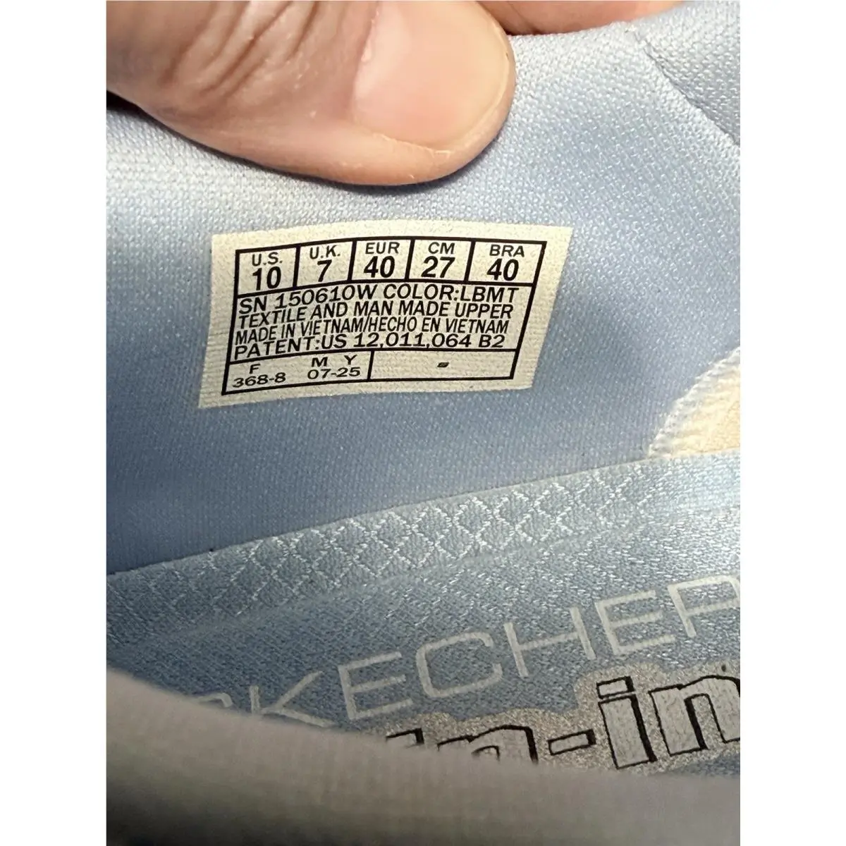 Skechers shoes - 150610w/LBMT - 150610w/LBMT - blue multi 8