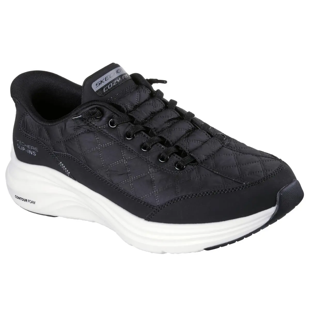 Skechers shoes - SKECHERS Slip-Ins Cozy Fit - Cozy Fit - 232619W BKW - Black (UPC: 0198376777814) 1