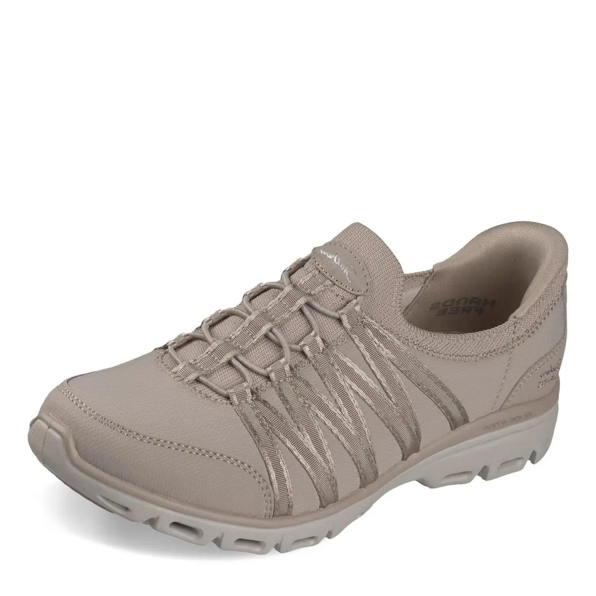 Women`s Skechers Slip-ins: Glide-step Comfort - Steady Grace Sneaker 159547-TPE - Taupe